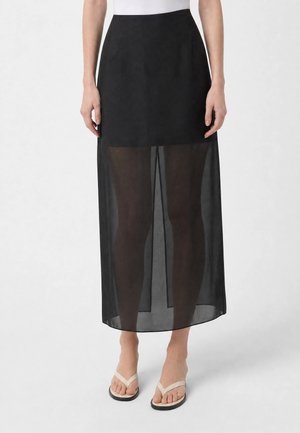 Topshop, SKIRT - Μάξι φούστα - black