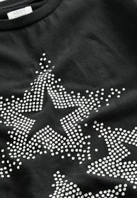 Next SEQUIN HEART STANDARD - Top s dlhým rukávom - black