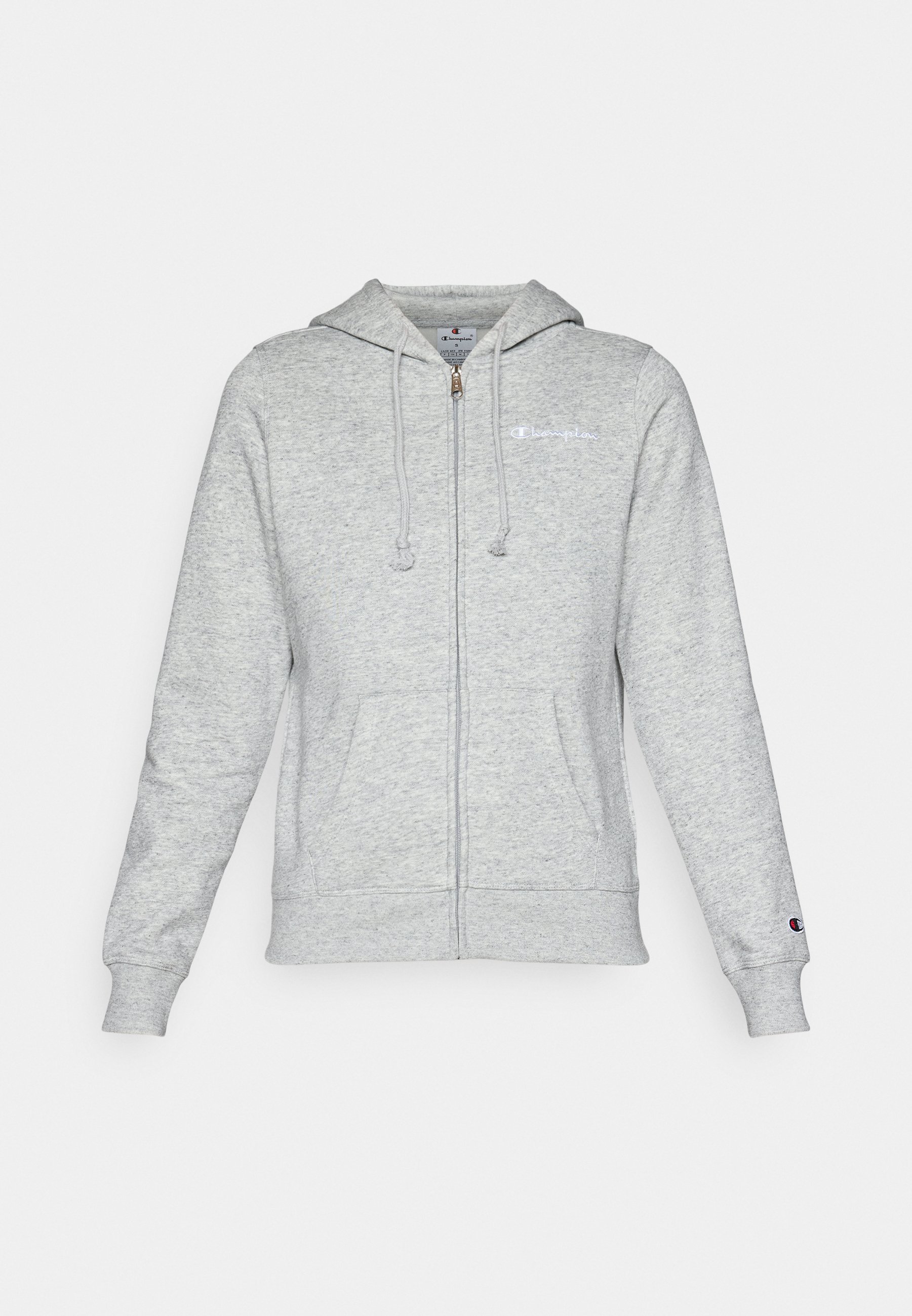 Champion SPORTSWEAR ZIP UP HOODIE SLIM FIT - Mikina na zip - grey