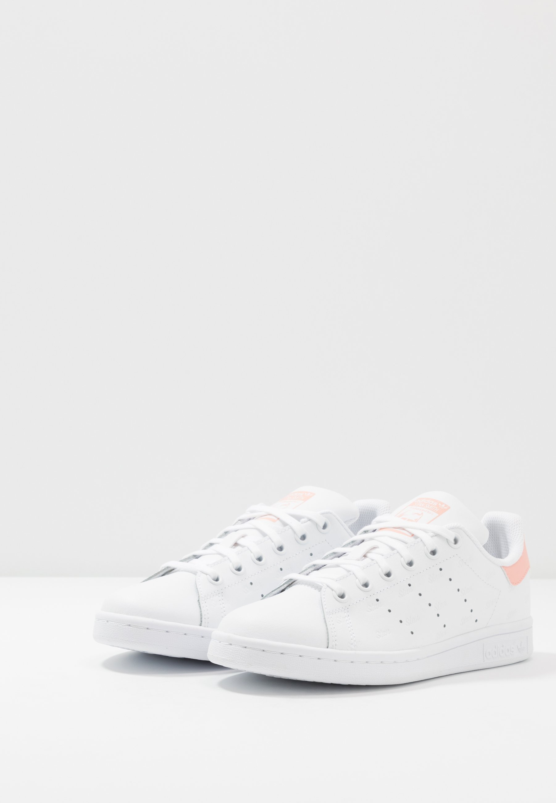 stan smith white glow pink