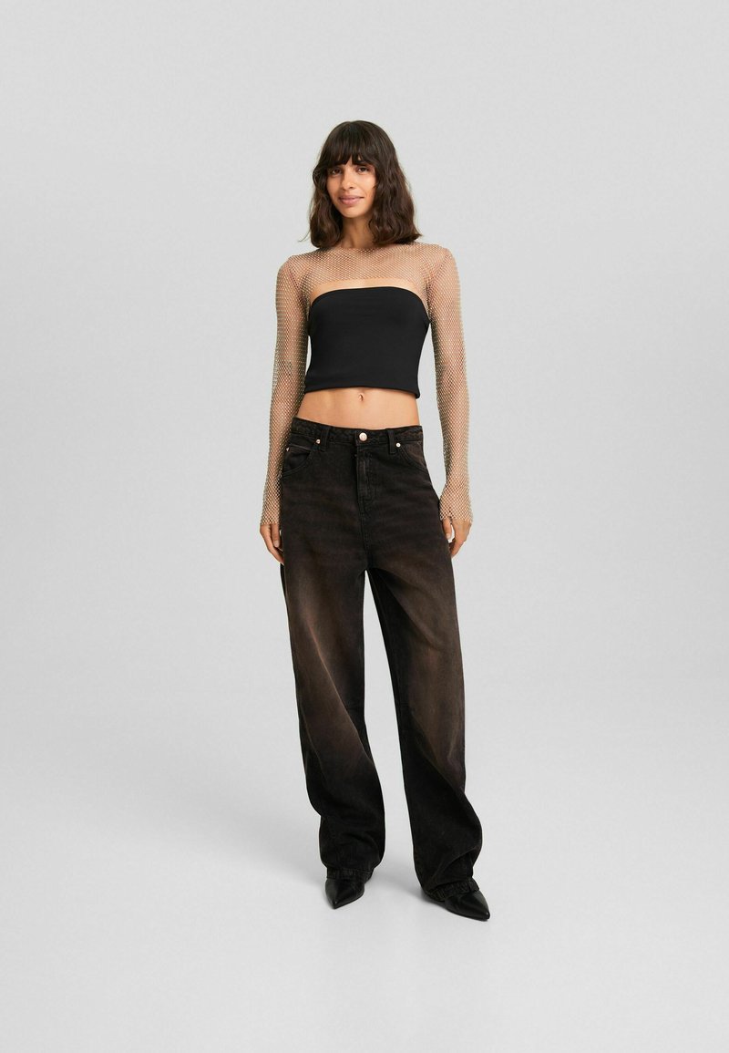 Bershka Blouse donkerroze Bershka Blouse donkerroze