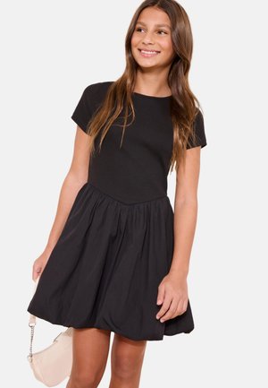 Lipsy, REGULAR FIT - SHORT SLEEVE 2-IN-1 PUFFBALL  - Nappali ruha - black