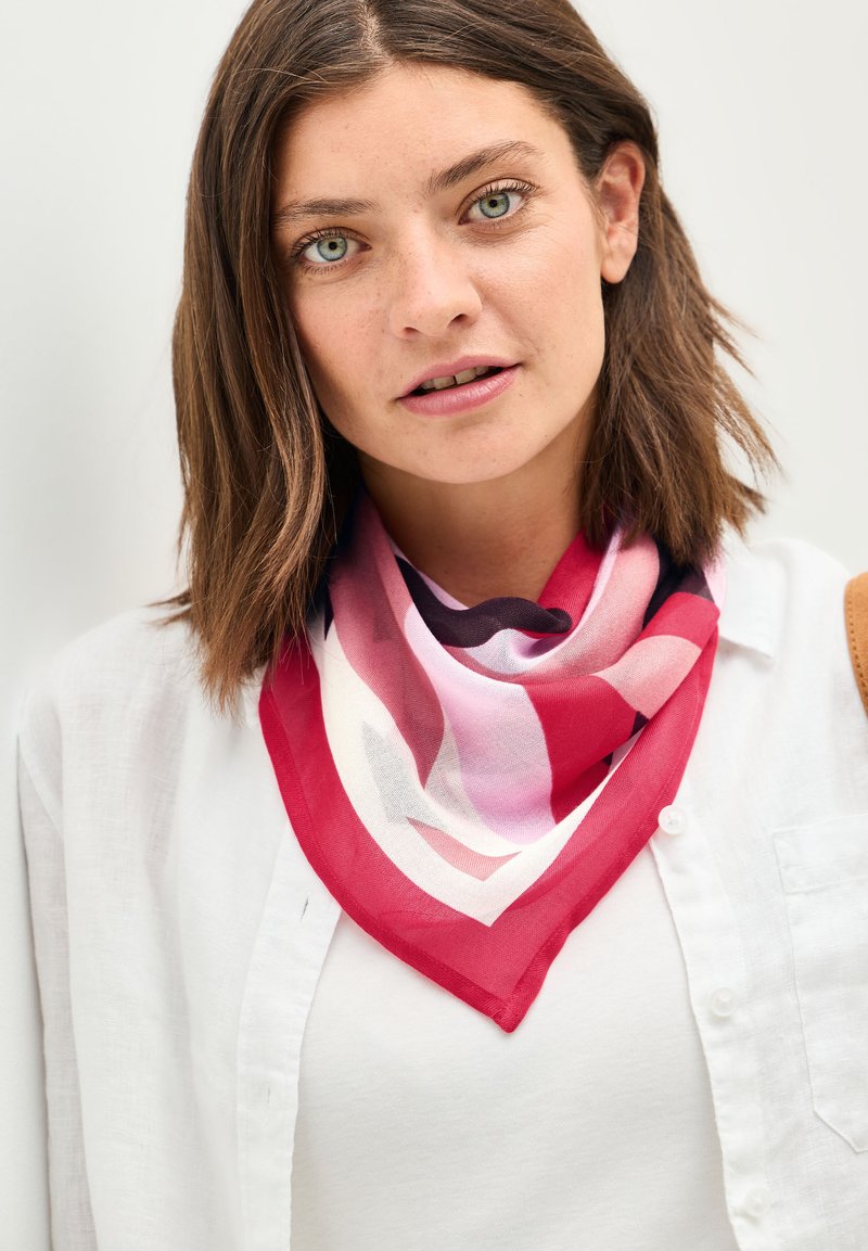 Cecil GEMUSTERTES BANDANA - Scarf - rot/röd - Zalando.se