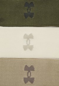 Under Armour PERFORMANCE TECH CREW UNISEX 3 PACK - Sportsocken - city khaki/ivory dune/taupe dusk