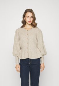 ONLY Petite ONLRIO LIFE CARDIGAN - Vesta na kopčanje - toasted coconut