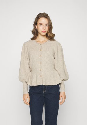 ONLRIO LIFE CARDIGAN - Strickpullover - toasted coconut