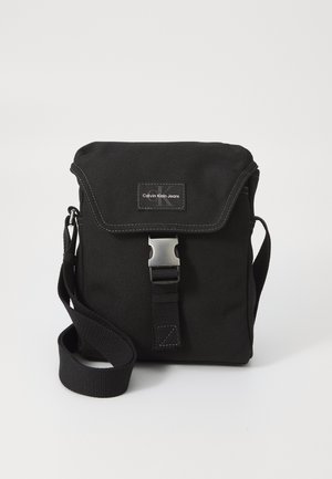 WORKWEAR FLAP REPORTER - Torba čez telo - na black