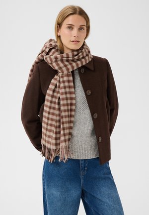 Part Two, KITHAPW SC - Bufanda - brandied apricot check