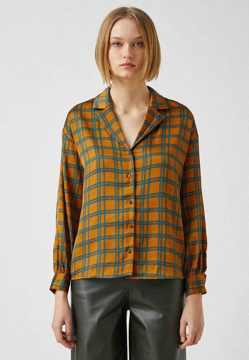 Koton Overhemdblouse bruin Koton Overhemdblouse bruin