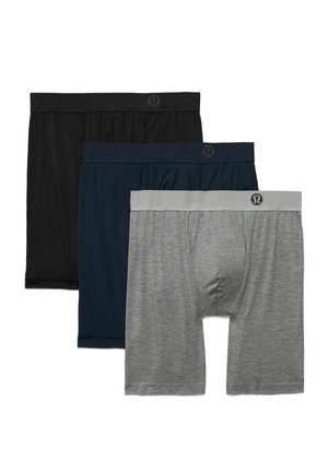 3 PACK - Boxerkalsong - black heathered core medium grey true navy
