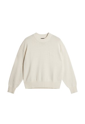 J.LINDEBERG EDDY CREW NECK - Pullover - white