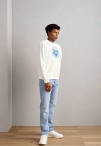 Antony Morato CHUPA CHUPS REGULAR FIT WITH PLASTIC AND FLOCK PRINT - Sportska majica - cream