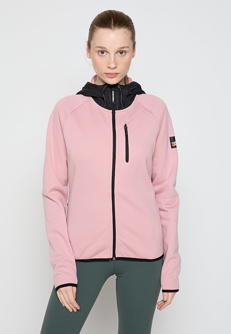 RUKKA Sweater met rits lila RUKKA Sweater met rits lila