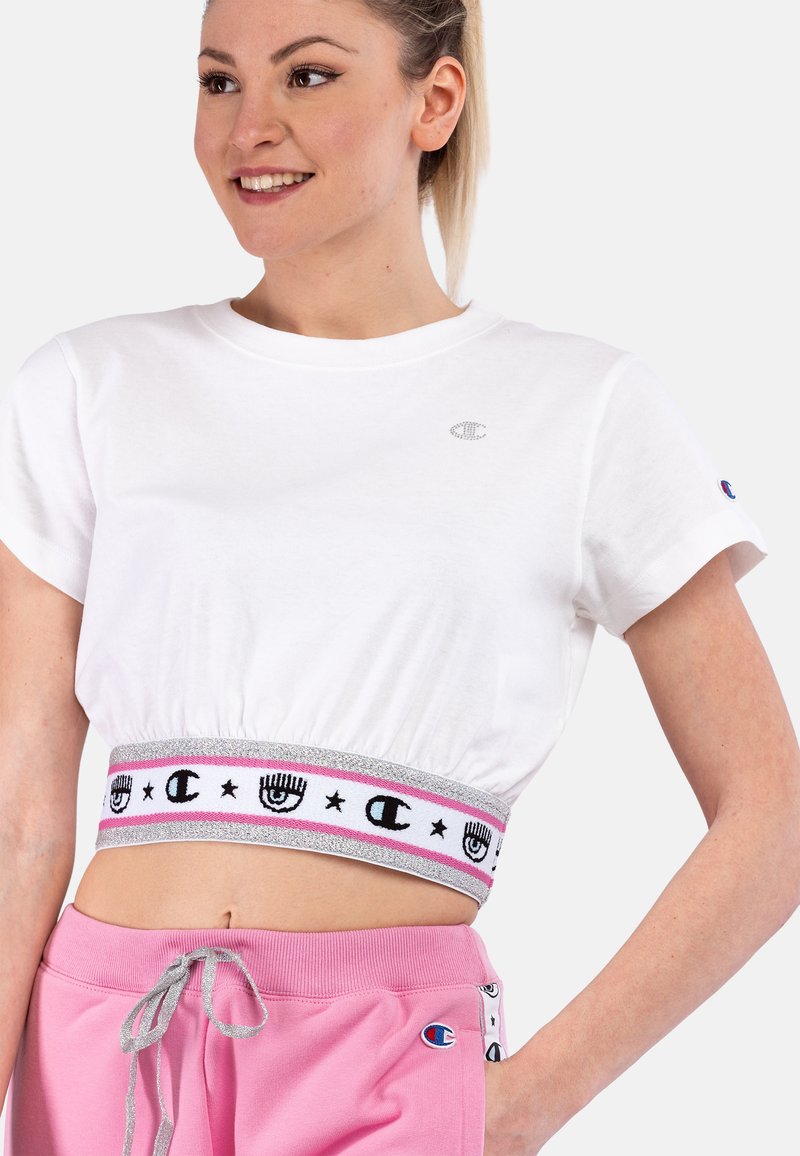 Champion CHIARA FERRAGNI T-shirt con stampa white/bianco