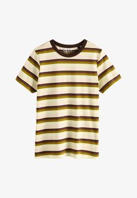 Non selezionato, ecru chocolate stripe