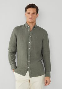 Hackett London GARMENT DYE  - Košeľa - khaki