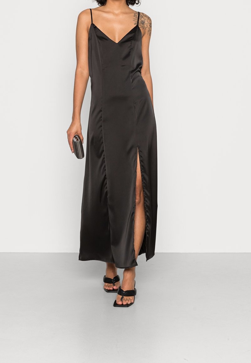 green emerald velvet dress Vero Moda Beige Nylon Long Dress, IT44|L main image 1