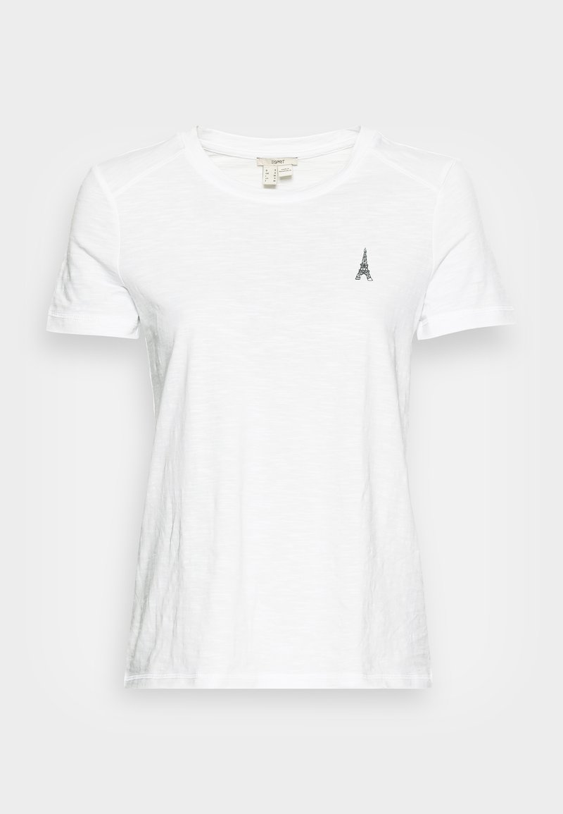 Damen T-Shirts | Esprit T-Shirt basic white/weiß - KY46580 Damen T-Shirts | Esprit T-Shirt basic white/weiß - KY46580