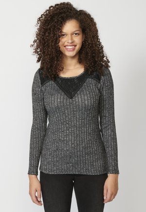 LONG SLEEVE - Maglione -    black