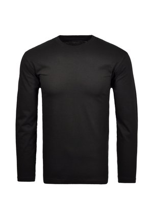 LANGARM RUNDHALS - Long sleeved top - schwarz