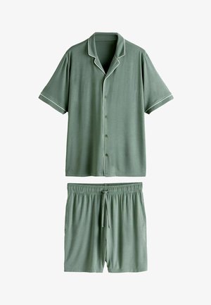 Next, SET - Nachtwäsche Set - sage green