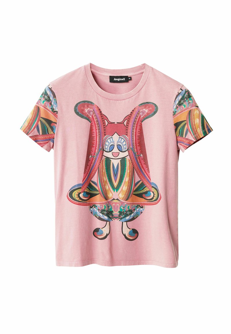 Desigual T-shirt print rood