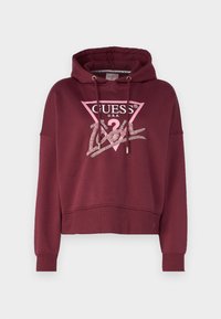 Unselected, burgundy rose