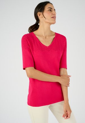 Damart PLASTRON AJOURÉ FANTAISIE - Jersey de punto - rose