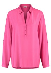 Gerry weber T. 42/44 Noir Blouse Boutonnée Manche courte Motif animalier
