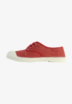 Bensimon TENNIS À LACET BRODERIE ANGLAISE - Sneakers laag - amarante