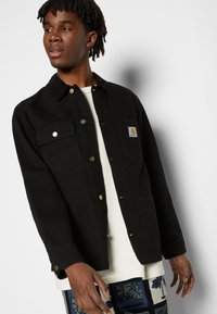 Carhartt WIP MICHIGAN COAT - Casaco de verão -   black rinsed