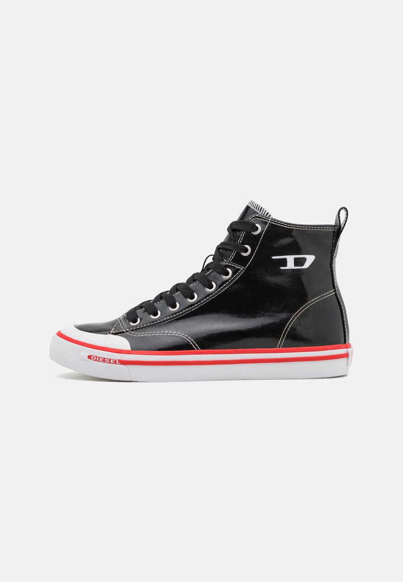 Diesel S-Athos Scarpe Con Lacci Uomo - Colore Verde Lilla/Bianco, Taglia 40, Sneaker Mid-Alte Moda