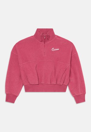 COZY - Sweatshirt - sweet beet/white