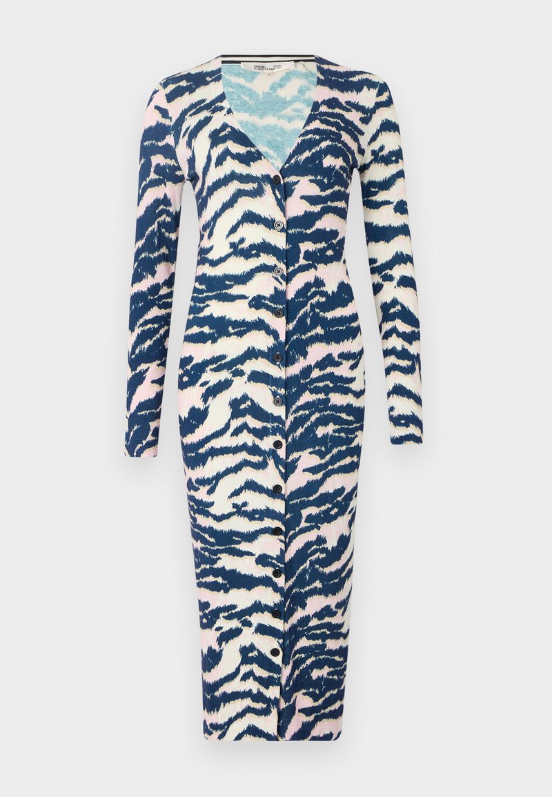 Diane von Furstenberg Gebreide jurk blauw