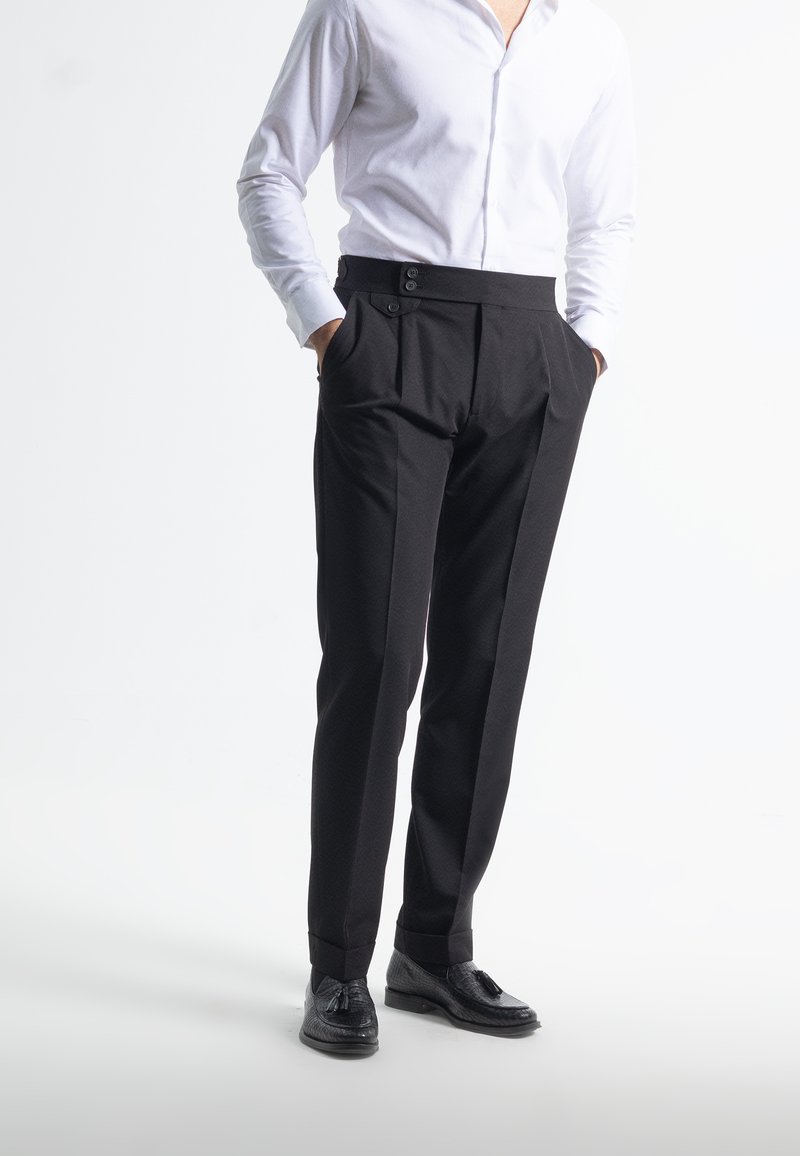 PuroEgo NON IRON  - Pantalón de traje - black