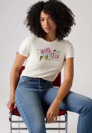 Levi's®, THE PERFECT TEE - Camiseta estampada - melting rose bw egret