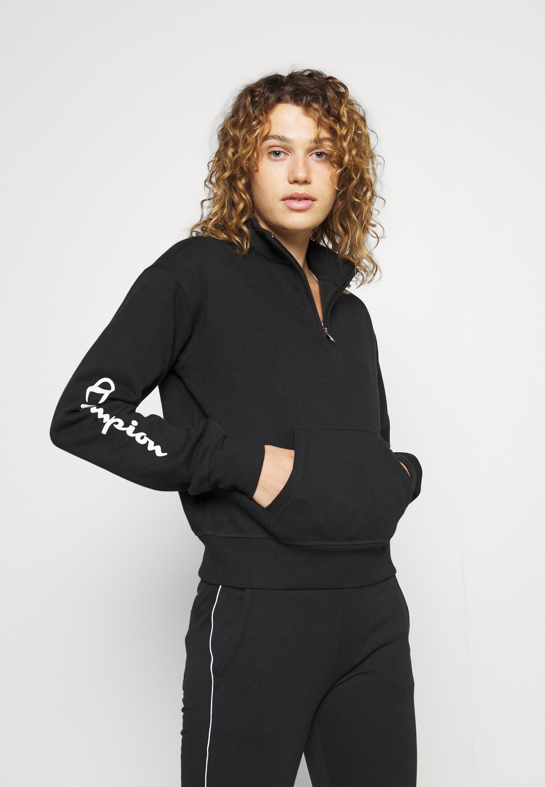 half zip sweater champion