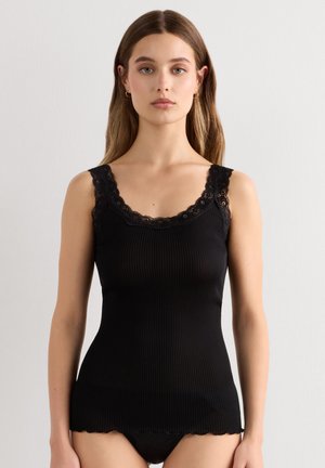 LACE NECKLINE - Undershirt - nero