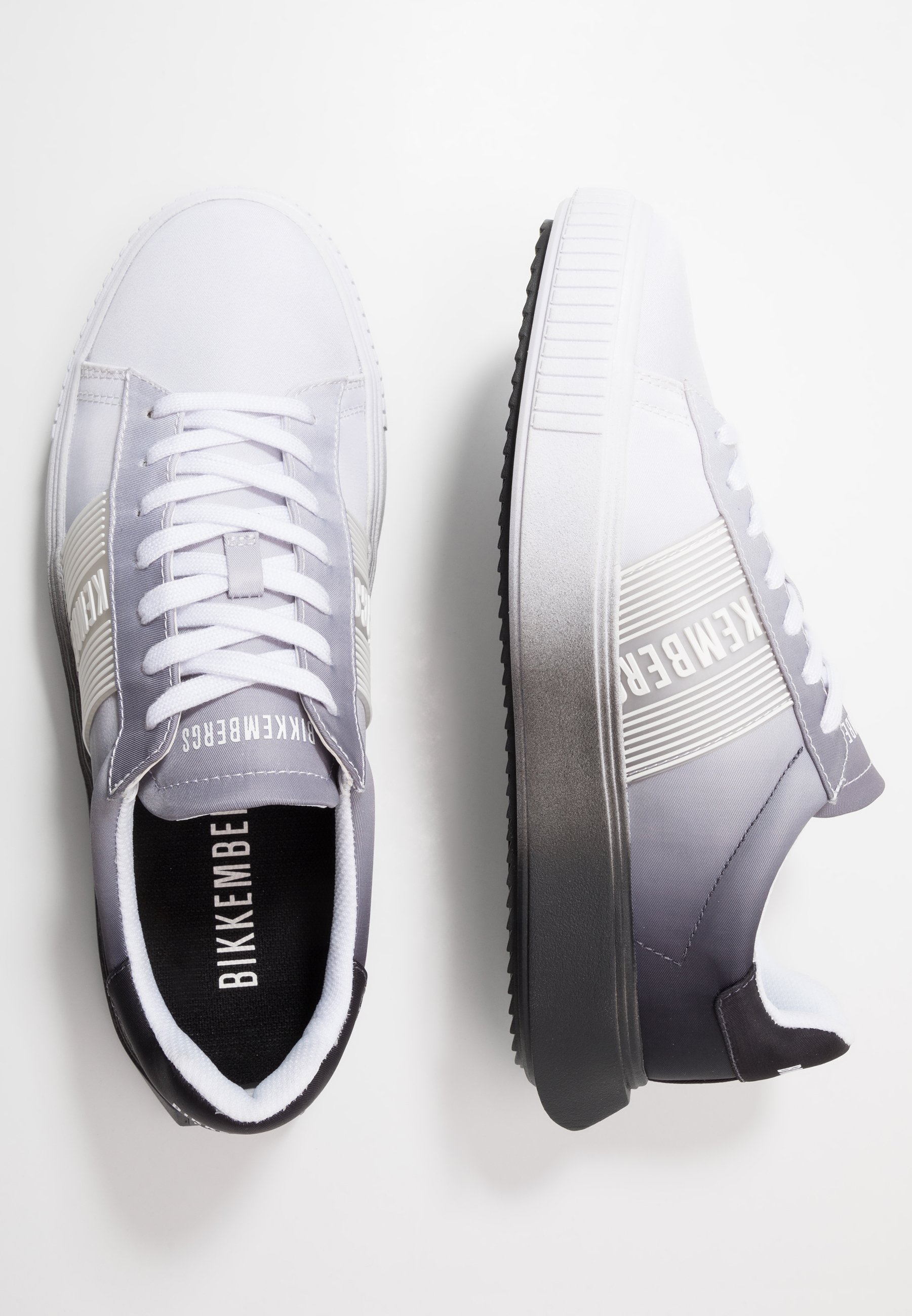 Bikkembergs CESAN Joggesko whiteblack Zalando.no Bikkembergs ENEA Joggesko whiteblackgreen Zalando.no