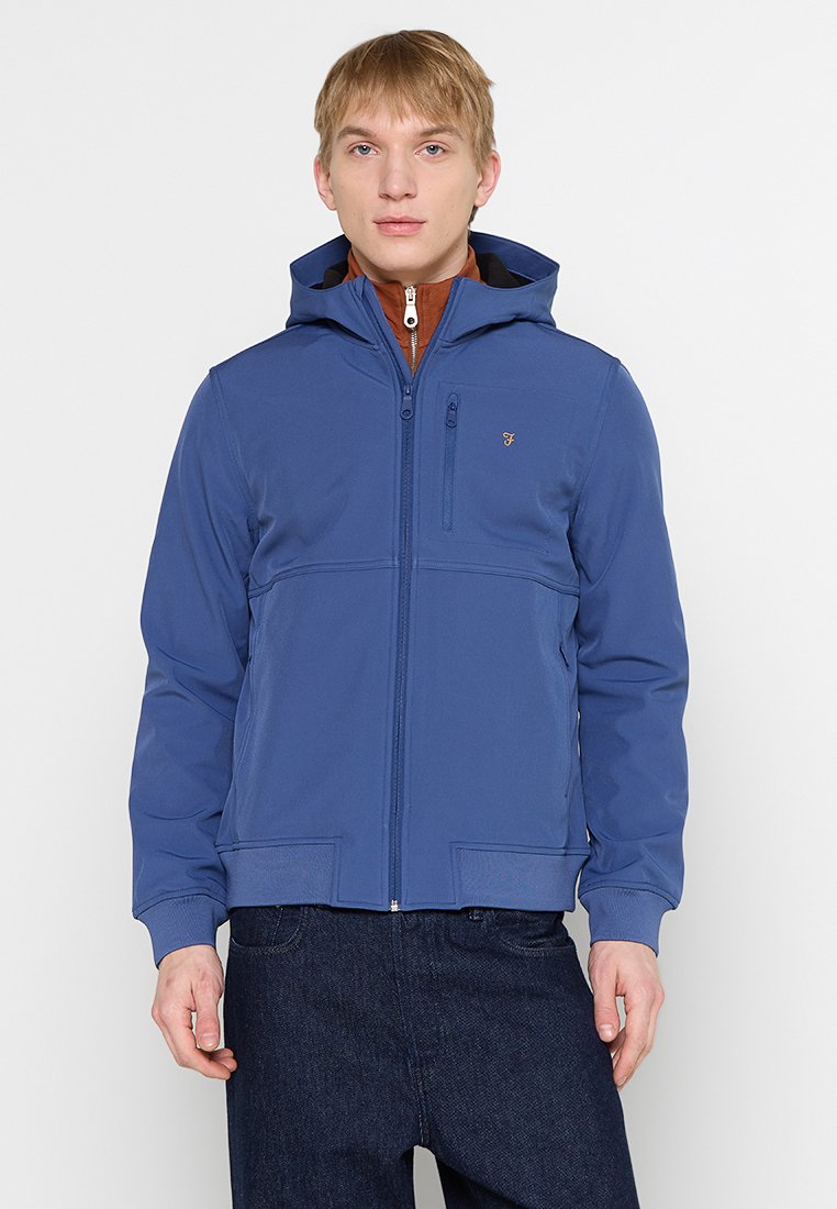 Farah Softshelljas blauw