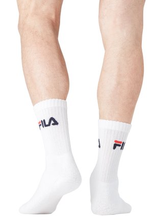 Fila UNISEX CREW  IM 6ER PACK - Chaussettes - grey   white   black