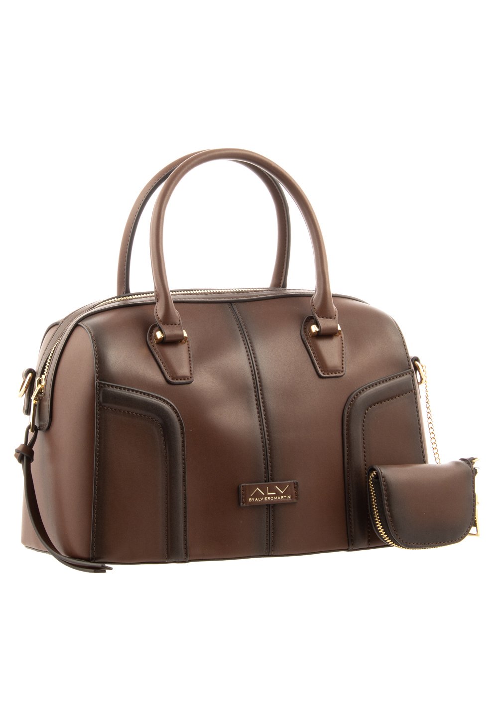 Alviero Martini _ Borsa Shopping Donna Ecosaffiano Marrone Prezzo 215,00