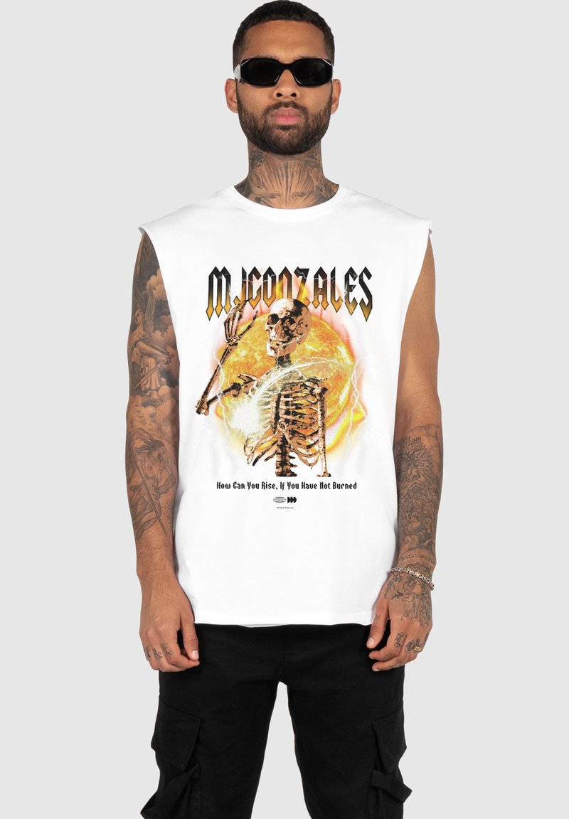 MJ Gonzales SLEEVELESS TEE - Top - white