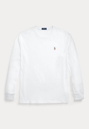 Polo Ralph Lauren, CUSTOM SLIM FIT SOFT COTTON T-SHIRT - Блуза с дълги ръкави - white