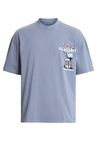 AllSaints Printtipaita - blue