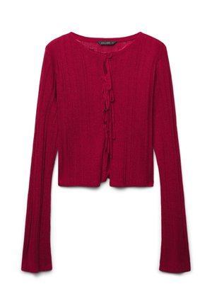 LUCCICANTE - Strickjacke - rosso india