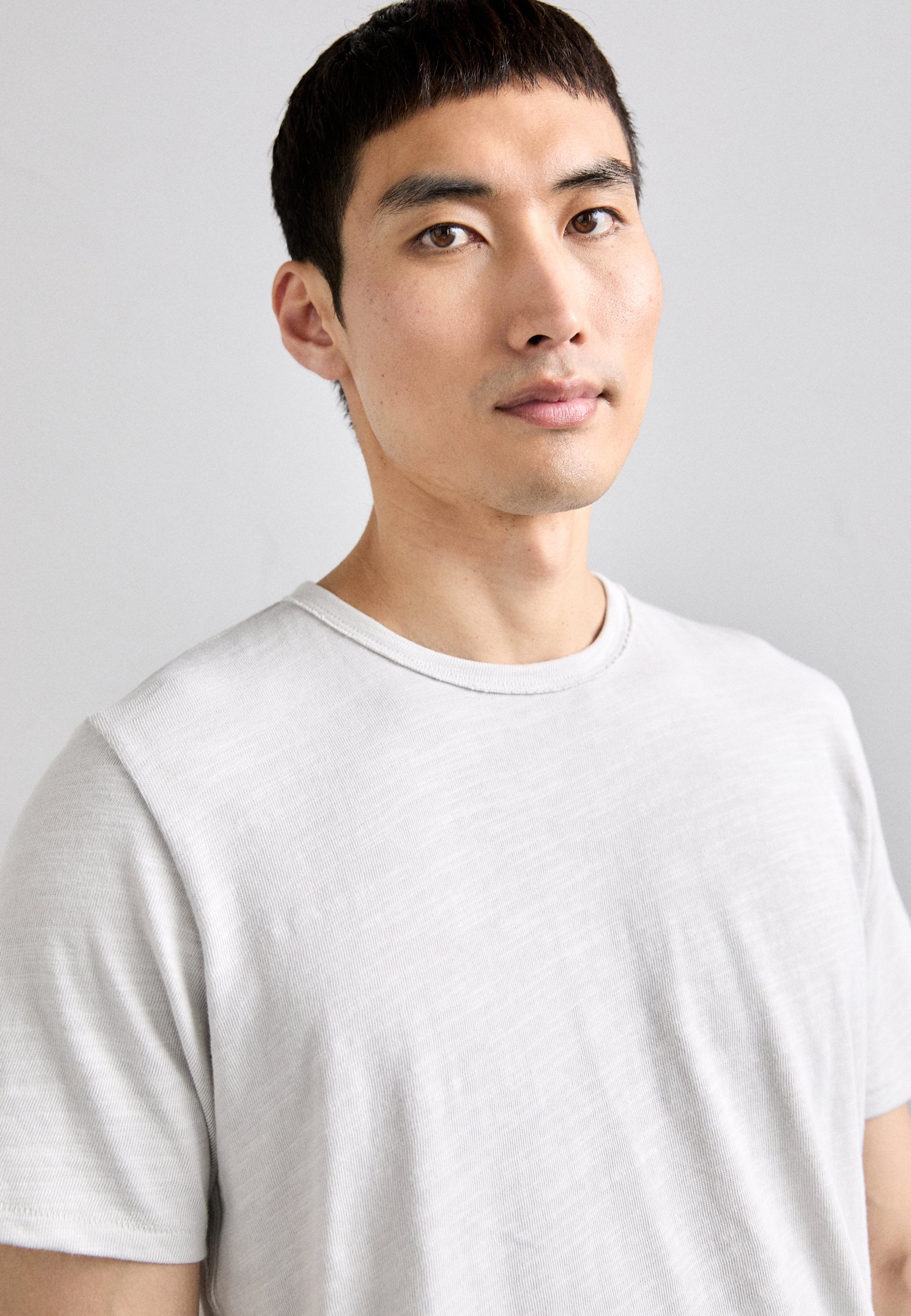 rag & bone CLASSIC FLAME TEE - Basic T-shirt - light grey