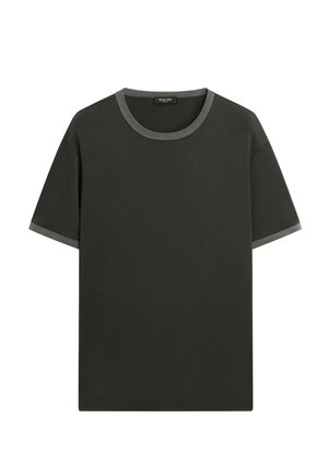 Massimo Dutti, T-shirts basic - blue-grey