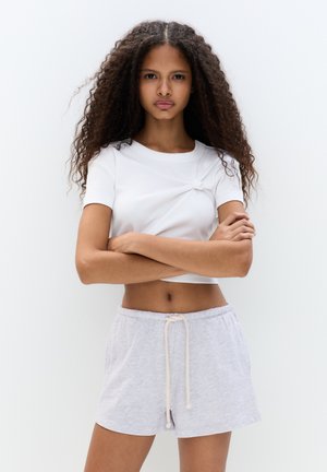 PULL&BEAR Tracksuit bottoms - light grey
