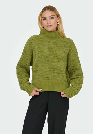 ONLGLOBE HIGH NECK  - Maglione - peat moss